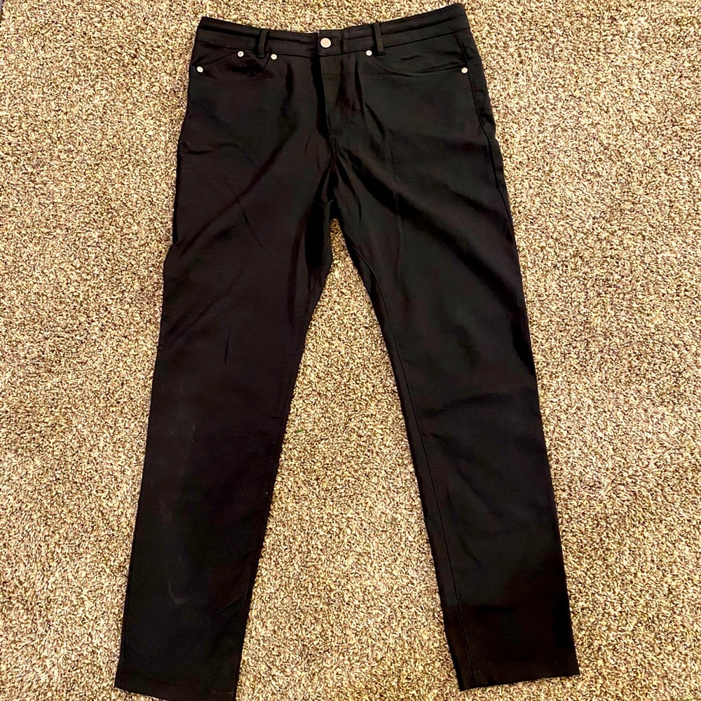 Outlier Slim Dungarees Black 34. EUC